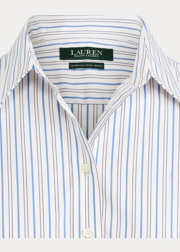 Ralph Lauren Easy Care Striped Shirt Bílé Blankyt Viacfarebný | CP3Qhfox