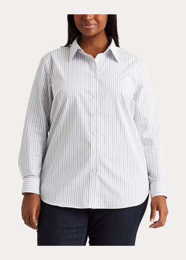 Ralph Lauren Easy Care Striped Shirt Bílé Blankyt Viacfarebný | SUG7VrAs