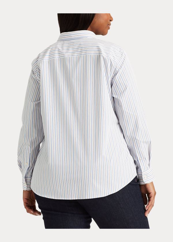 Ralph Lauren Easy Care Striped Shirt Bílé Blankyt Viacfarebný | SUG7VrAs