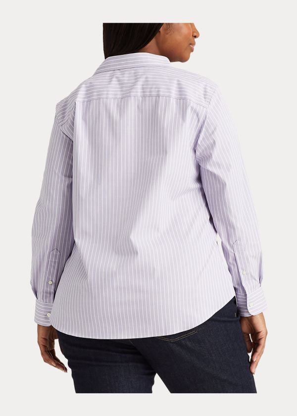 Ralph Lauren Easy Care Striped Shirt Fialové Viacfarebný | rWN5VAdu
