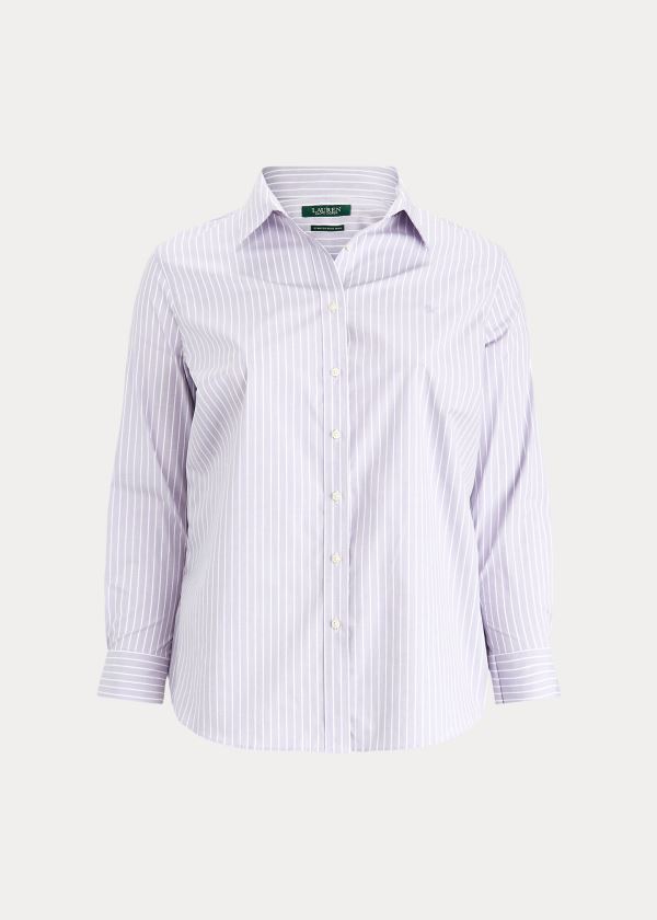 Ralph Lauren Easy Care Striped Shirt Fialové Viacfarebný | rWN5VAdu