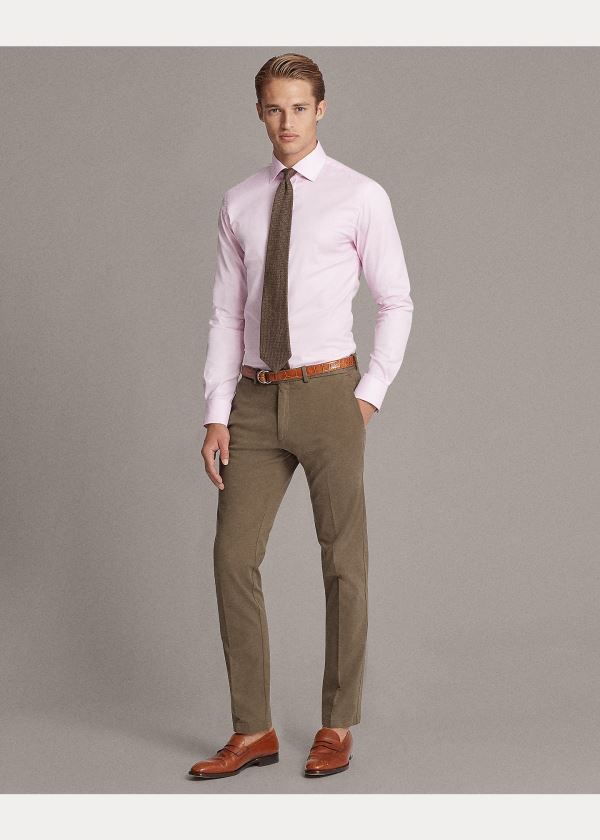 Ralph Lauren Easy Care Twill Shirt Růžové | fStLUF8h