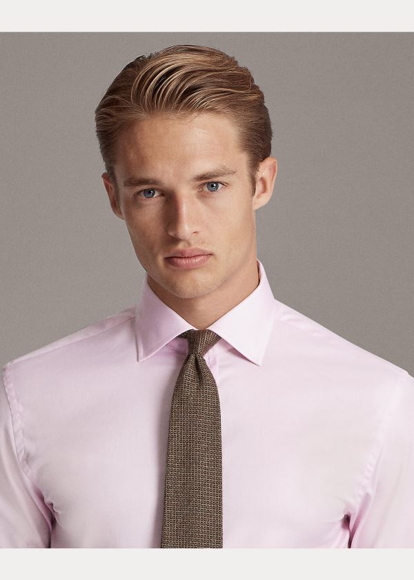 Ralph Lauren Easy Care Twill Shirt Růžové | fStLUF8h
