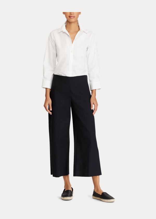 Ralph Lauren Embroidered Button-Down Shirt Bílé | iSvqtNb9