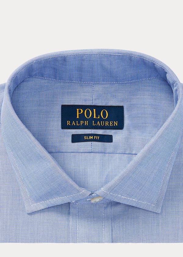 Ralph Lauren Estate Slim-Fit Poplin Shirt Světle Blankyt | hlLyYoFW