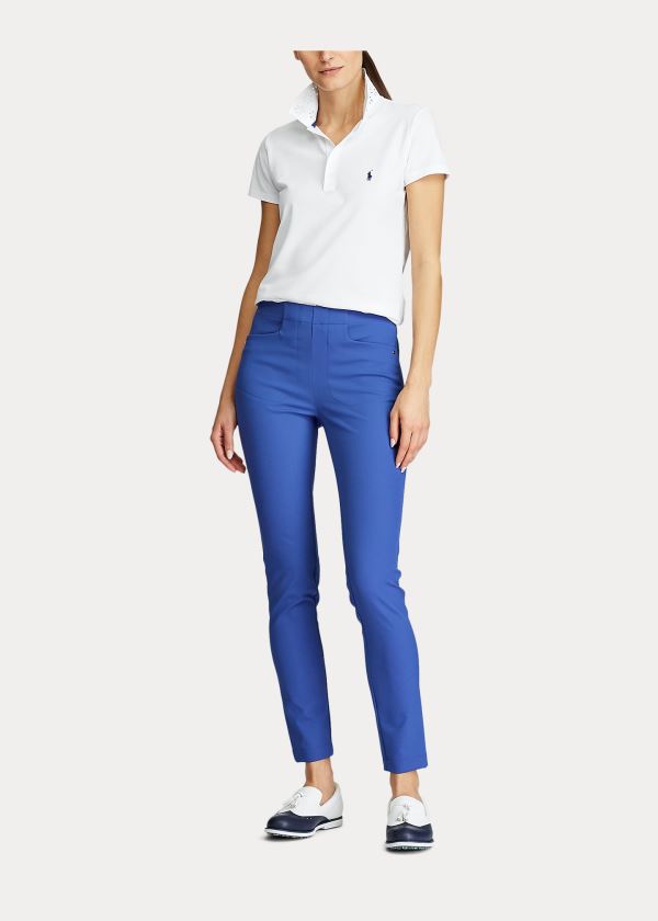 Ralph Lauren Eyelet Golfové Polo Shirt Bílé | cMPXNE10