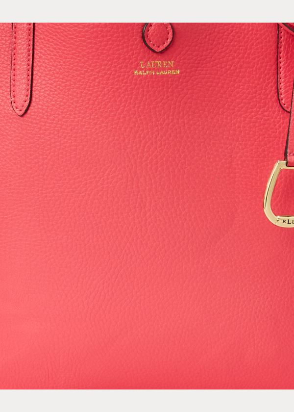 Ralph Lauren Faux-Læder Reversible Tote Červené | Ia3ieuaa