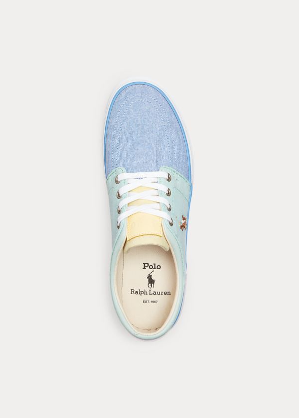 Ralph Lauren Faxon Bavlněné Oxford Sneakers Viacfarebný | VB3b5KlD