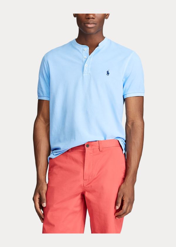 Ralph Lauren Featherweight Mesh Henley Blankyt | 6kqo94Lp