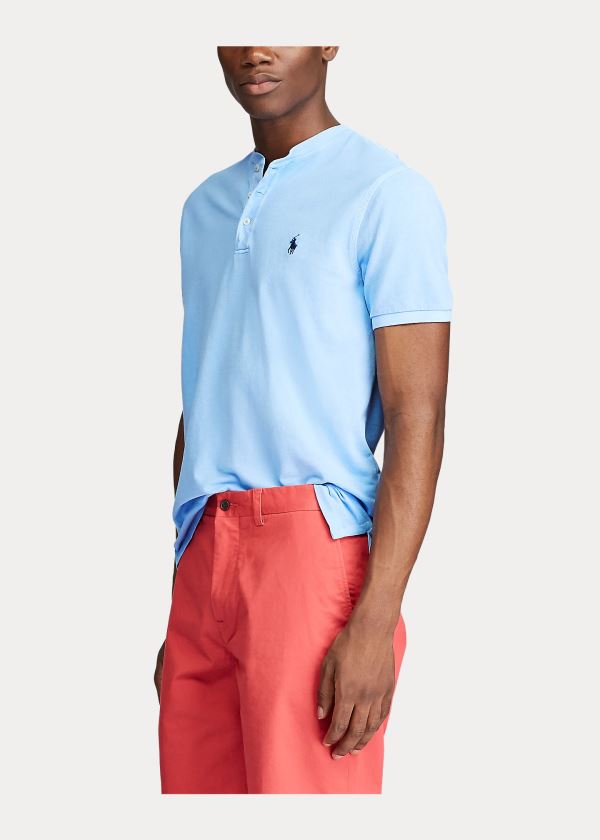 Ralph Lauren Featherweight Mesh Henley Blankyt | 6kqo94Lp