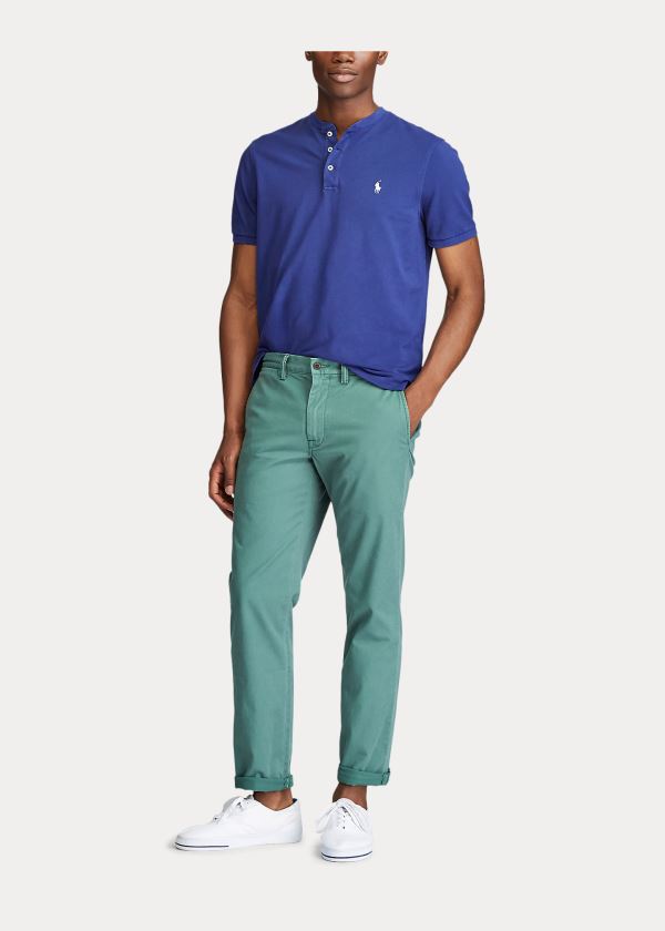 Ralph Lauren Featherweight Mesh Henley Královská Modrá Blankyt | cmk39AOi