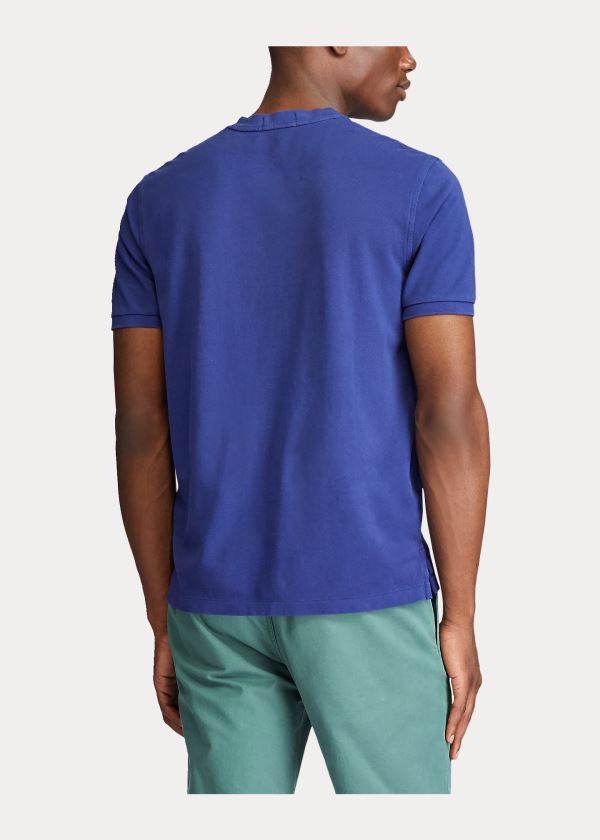 Ralph Lauren Featherweight Mesh Henley Královská Modrá Blankyt | cmk39AOi