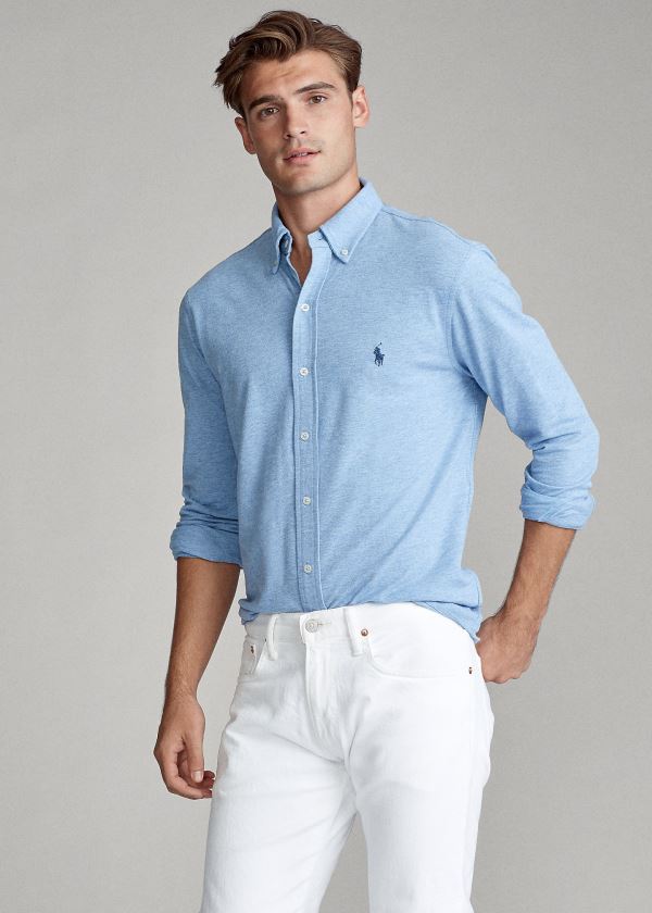 Ralph Lauren Featherweight Mesh Shirt Blankyt | A9UqNRSC