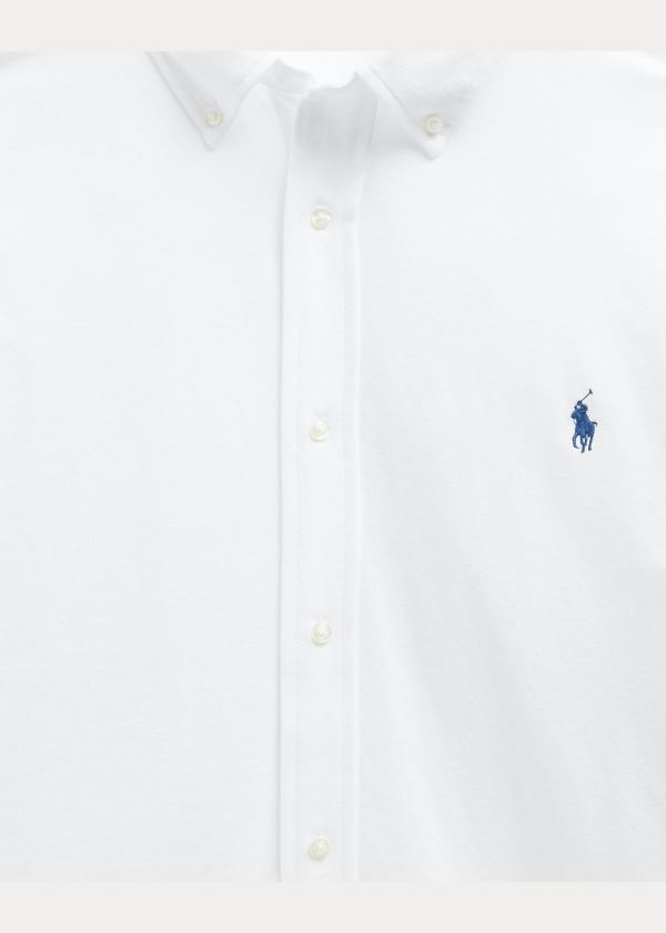 Ralph Lauren Featherweight Mesh Shirt Bílé | NhpgbRJC