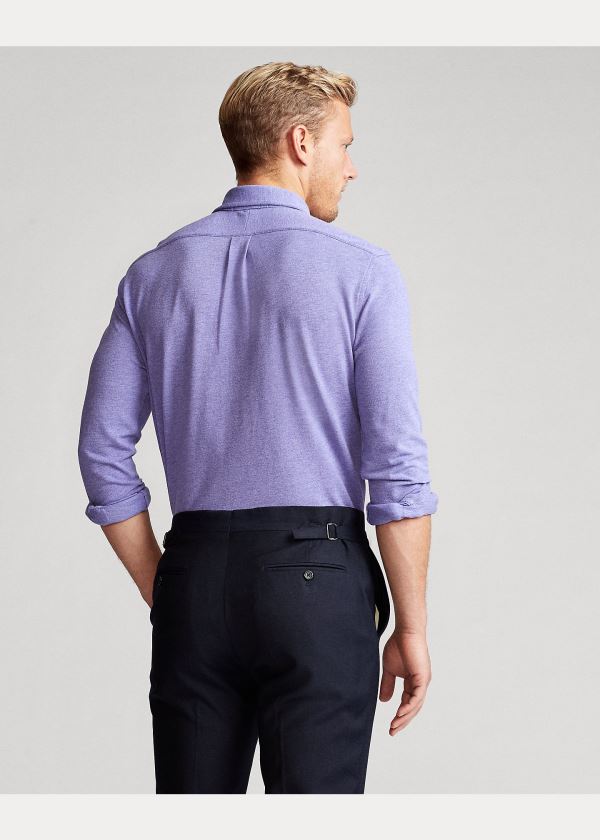 Ralph Lauren Featherweight Mesh Shirt Fialové | KHZn6Y2L