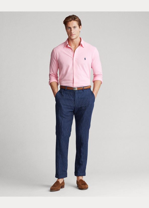 Ralph Lauren Featherweight Mesh Shirt Růžové | 1Tw1ig1l