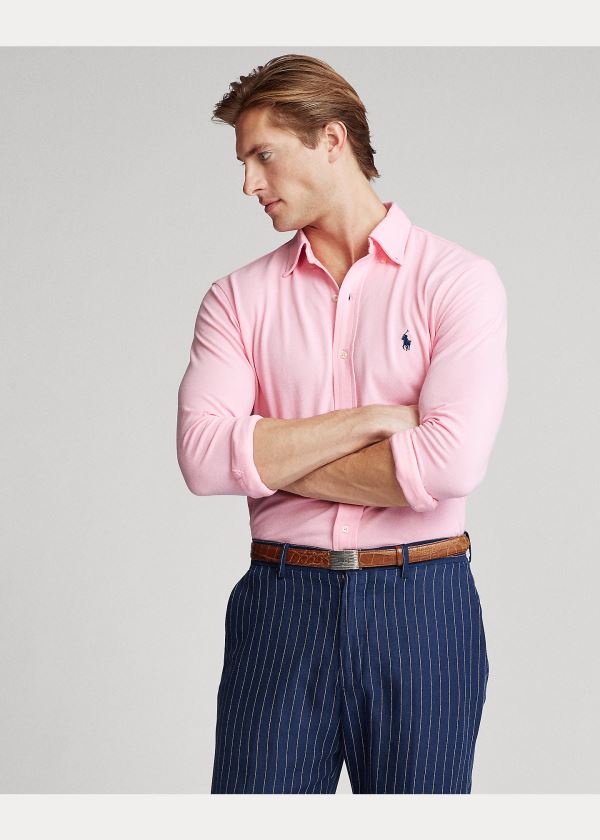 Ralph Lauren Featherweight Mesh Shirt Růžové | 1Tw1ig1l