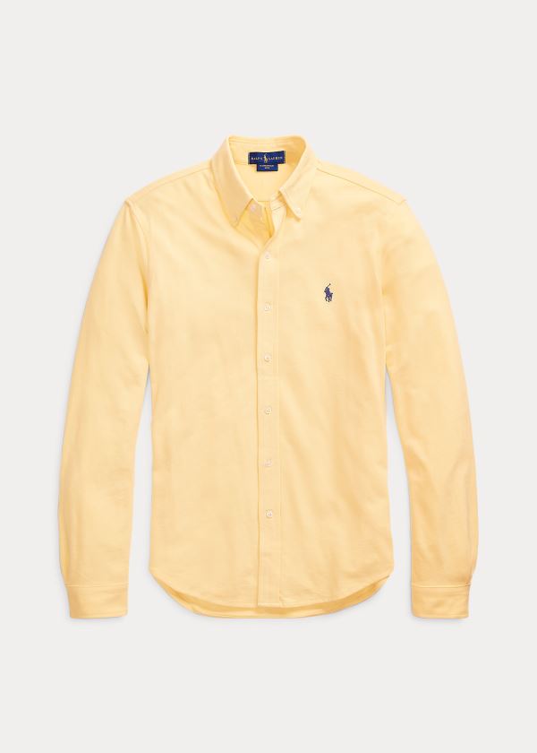 Ralph Lauren Featherweight Mesh Shirt Žluté | BswFtu3p