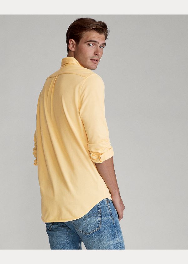 Ralph Lauren Featherweight Mesh Shirt Žluté | BswFtu3p
