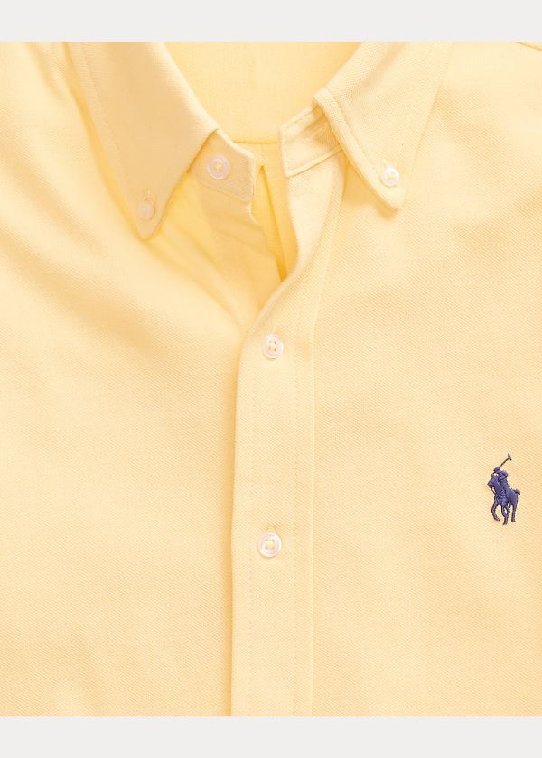 Ralph Lauren Featherweight Mesh Shirt Žluté | BswFtu3p