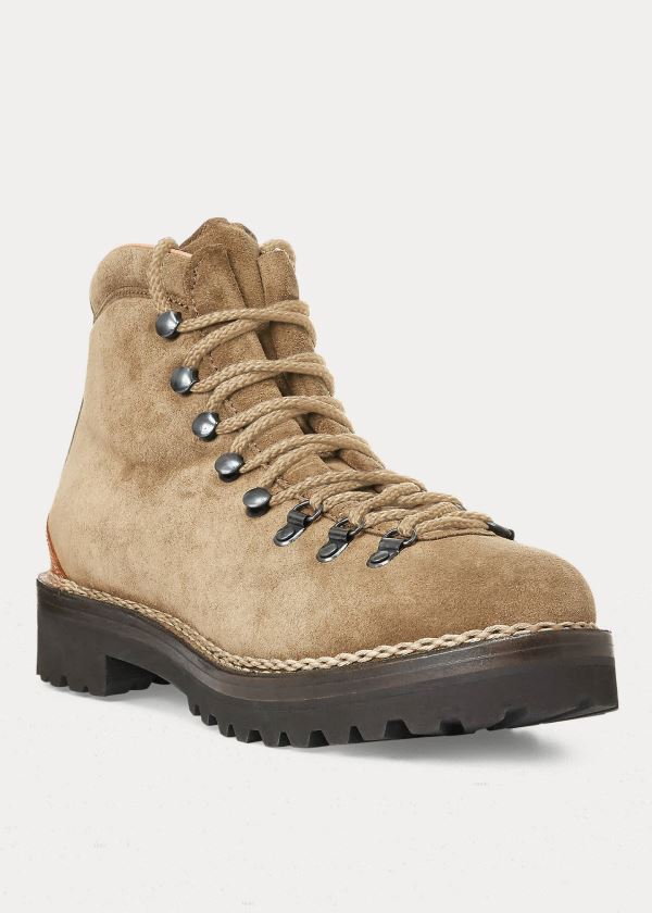 Ralph Lauren Fidel Semišové Boot Hnědožlutý | ibGieMxX