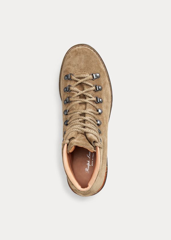 Ralph Lauren Fidel Semišové Boot Hnědožlutý | ibGieMxX