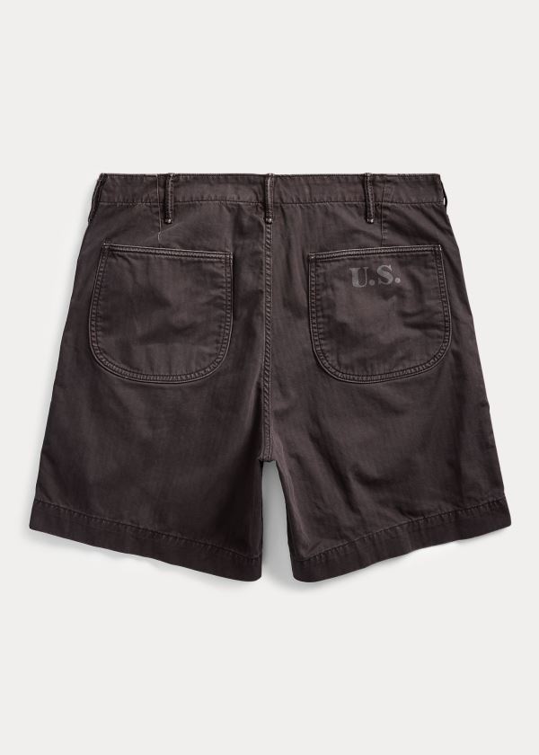 Ralph Lauren Field Chino Krátké Černé | E2z55al1
