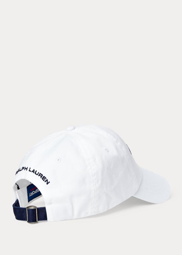Ralph Lauren Flag Bavlněné Chino Cap Bílé Viacfarebný | gCJ1IkOI