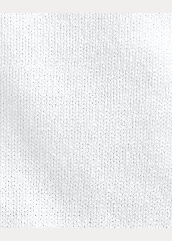 Ralph Lauren Flag Eyelet Svetrové Bílé | 9g1iOZmK