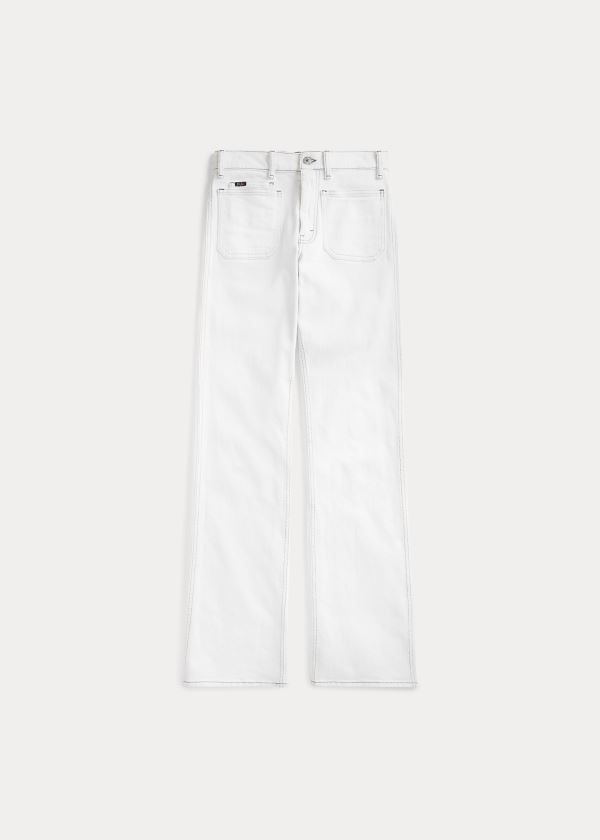 Ralph Lauren Flare Jean Bílé | mPkGprpM