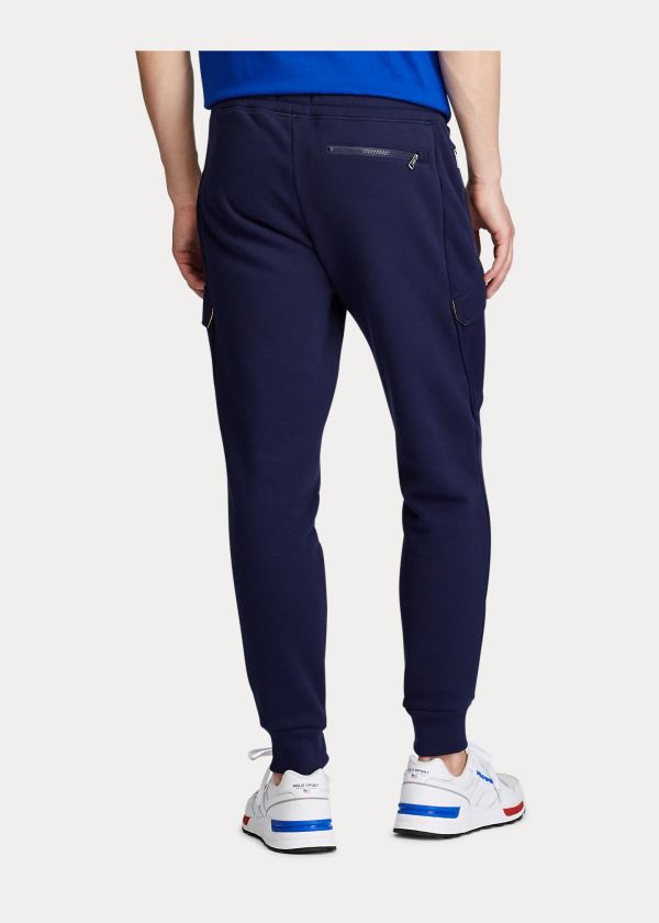 Ralph Lauren Fleece Cargo Jogger Tmavě Blankyt | LHJSEA6Y