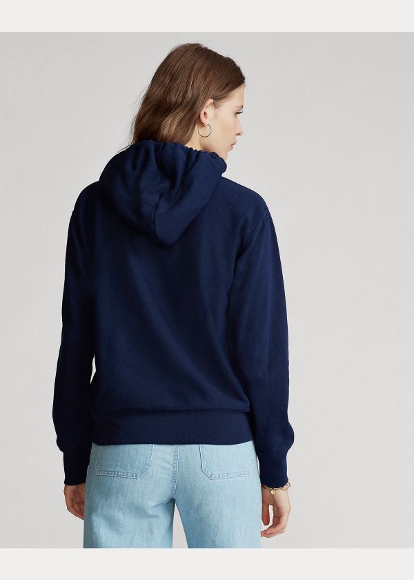 Ralph Lauren Fleece Full-Zip Hoodie Tmavě Blankyt | SaJfSDDY
