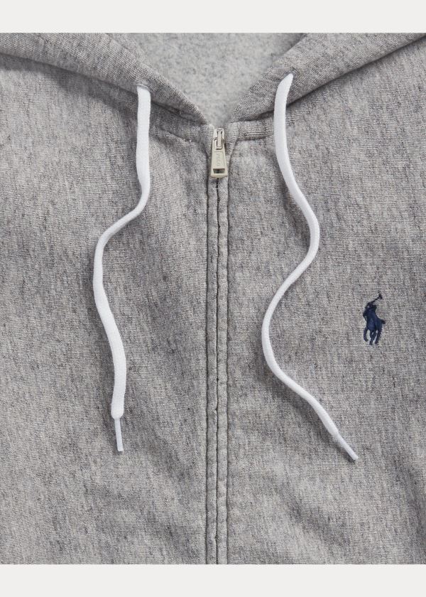 Ralph Lauren Fleece Full-Zip Hoodie Šedé | 4eykm34z