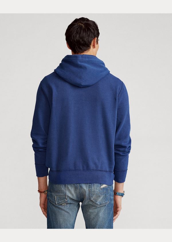 Ralph Lauren Fleece Graphic Hoodie Tmavě Blankyt | 6D5wApdC