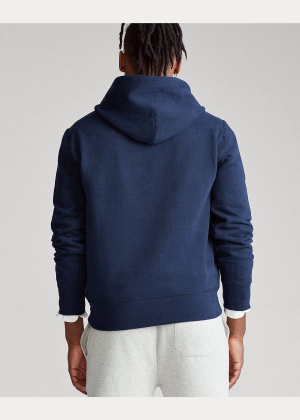 Ralph Lauren Fleece Graphic Hoodie Tmavě Blankyt | MBnO8Lr1