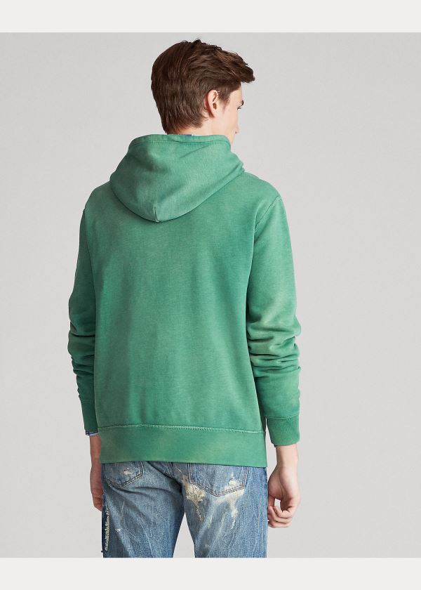 Ralph Lauren Fleece Graphic Hoodie Zelene | GntL34Ay