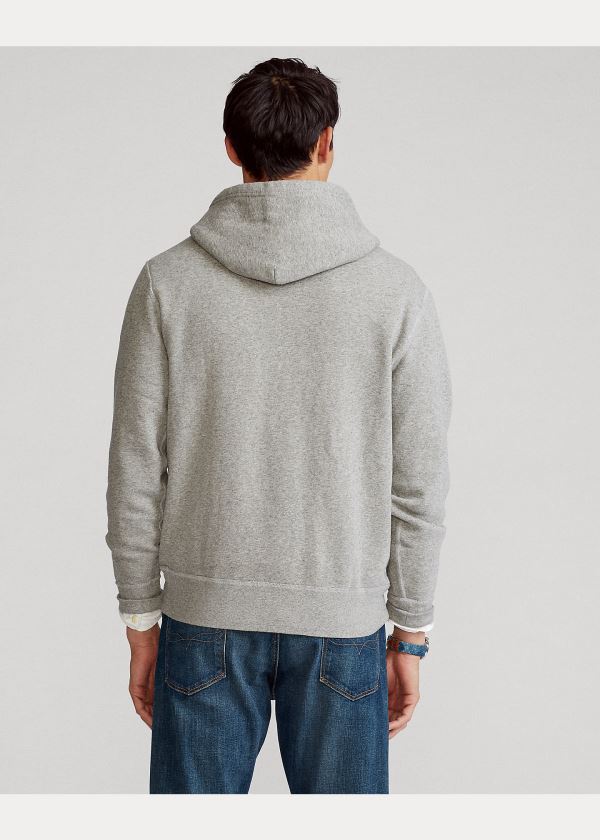 Ralph Lauren Fleece Graphic Hoodie Šedé | 8rf5pvc7