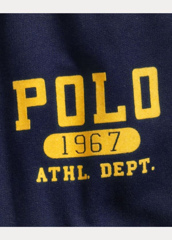 Ralph Lauren Fleece Graphic Jogger Tmavě Blankyt | 4TswhvXH