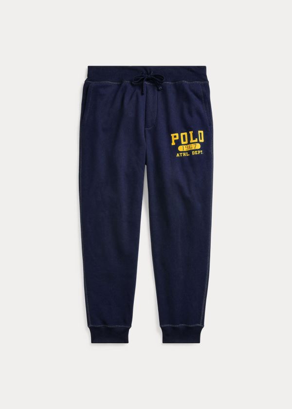 Ralph Lauren Fleece Graphic Jogger Tmavě Blankyt | 4TswhvXH