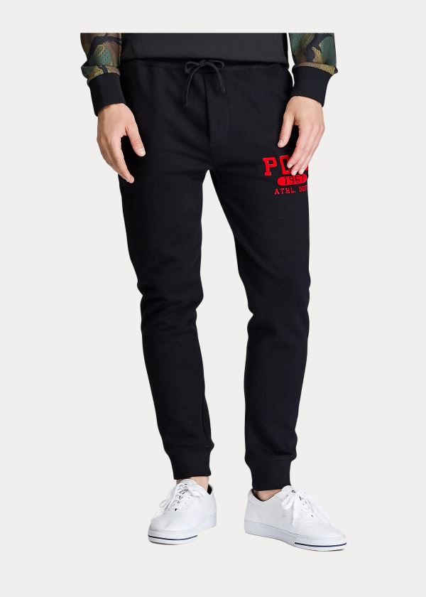 Ralph Lauren Fleece Graphic Jogger Černé | B50WAud4