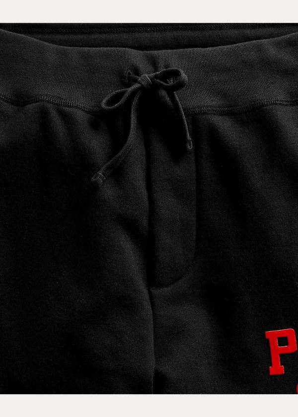 Ralph Lauren Fleece Graphic Jogger Černé | B50WAud4