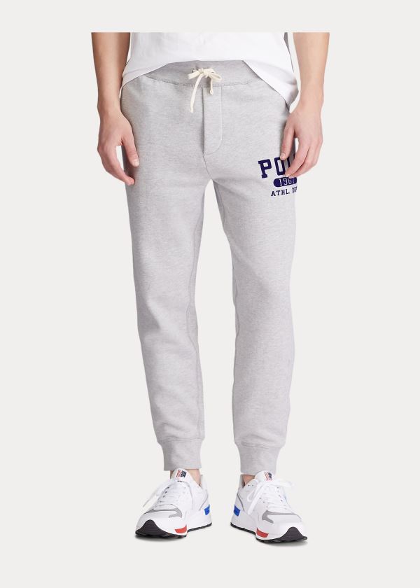 Ralph Lauren Fleece Graphic Jogger Šedé | 4bRZYtRE