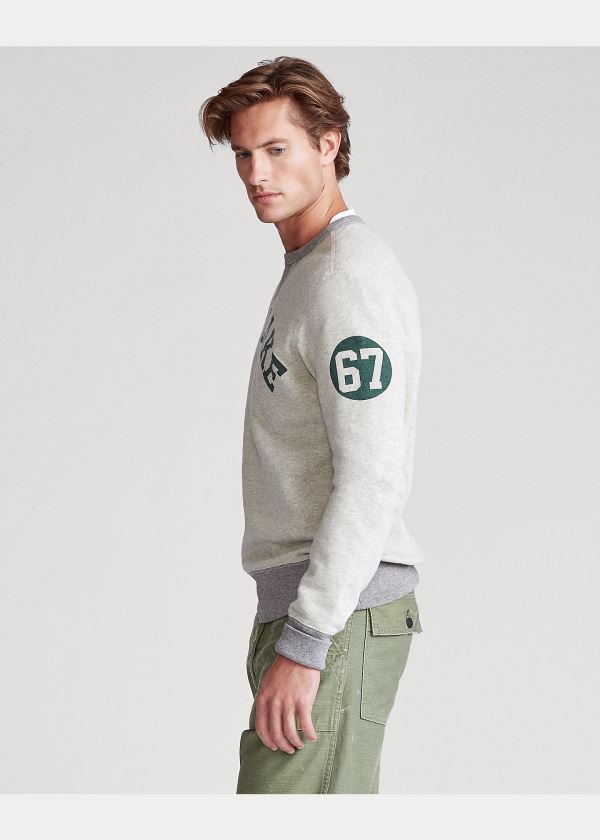 Ralph Lauren Fleece Graphic Sweatshirt Světle Šedé | MccLnTf4