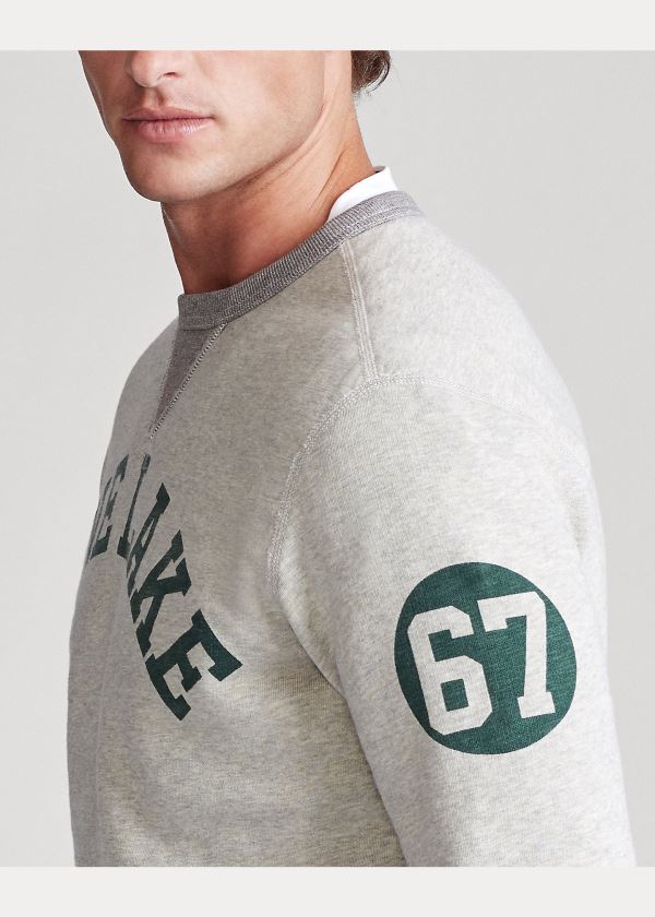 Ralph Lauren Fleece Graphic Sweatshirt Světle Šedé | MccLnTf4