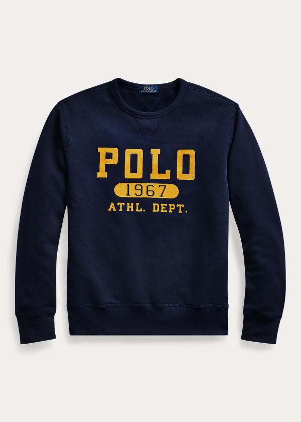 Ralph Lauren Fleece Graphic Sweatshirt Tmavě Blankyt | 2gXiWwPl
