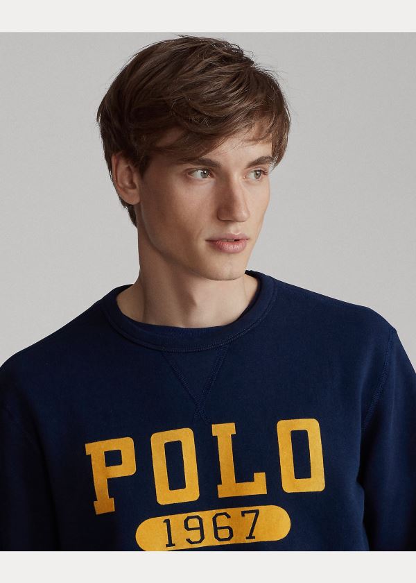 Ralph Lauren Fleece Graphic Sweatshirt Tmavě Blankyt | 2gXiWwPl