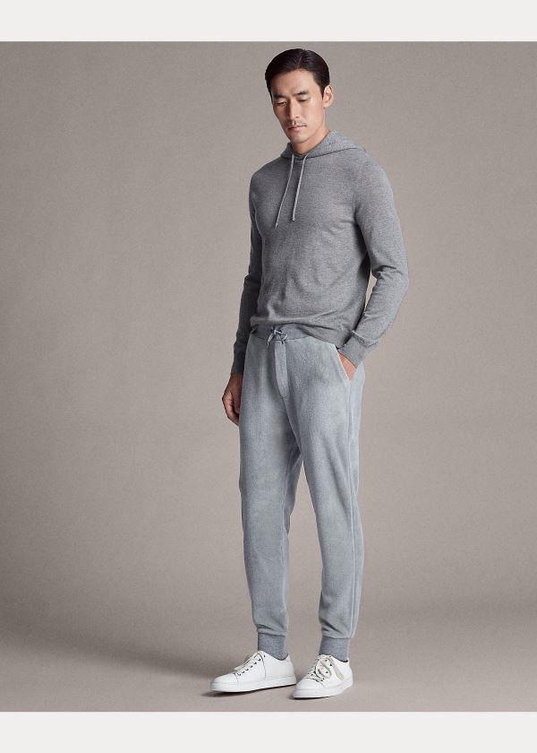 Ralph Lauren Fleece Jogger Pant Světle Šedé | ddBAuZJt