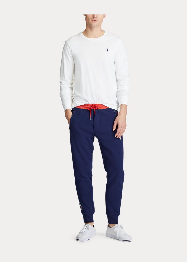 Ralph Lauren Fleece Jogger Pant Tmavě Blankyt | WUX6Ezof