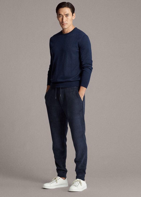 Ralph Lauren Fleece Jogger Pant Tmavě Blankyt | dLfSQcjO