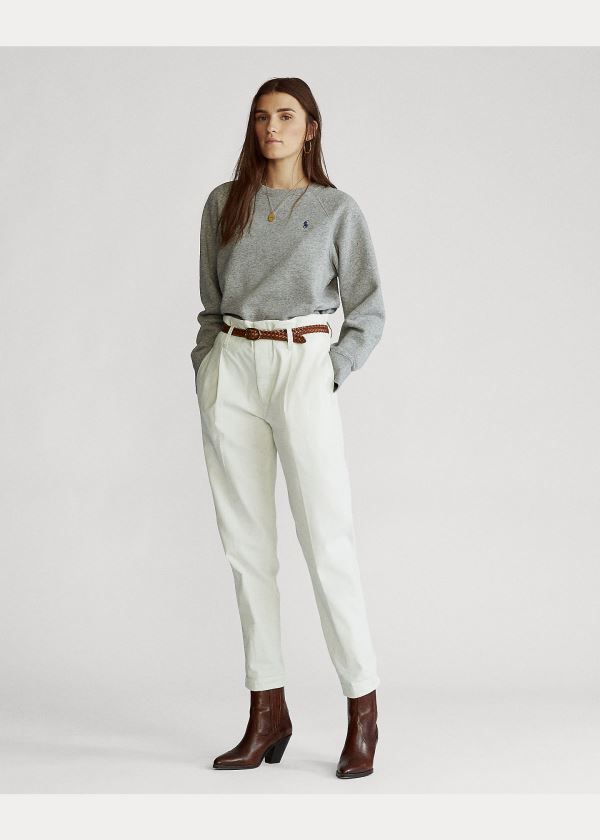 Ralph Lauren Fleece Pullover Šedé | 4yYwxXnY